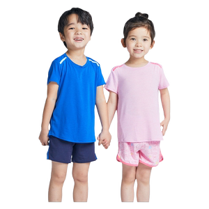 Decathlon children's short -sleeved T -shirt fast dry and dry clothes summer baby boys girl thin short baby Kidc