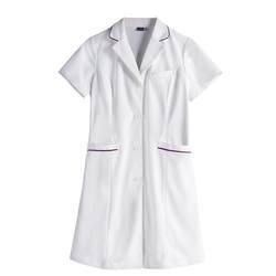 Lebecon fashion slim fit white coat anti-wrinkle and anti-static