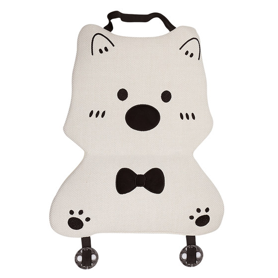 
Car West Highland lumbar support cute cartoon seat car back cushion car waist pillow plush decorative supplies for women