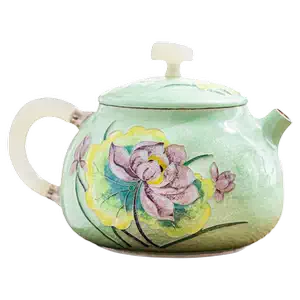 希少中国七宝燒 seven treasures burning silver pot Latest Best Selling