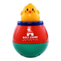 Toyroyal Chick Tumbler Toy Baby Baby Music Soothing Early Education Puzzle 6-12 Months Japanese Royal Family