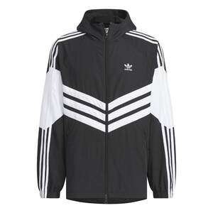 
adicolor retro contrasting sports hooded jacket men's adidas Adidas official clover