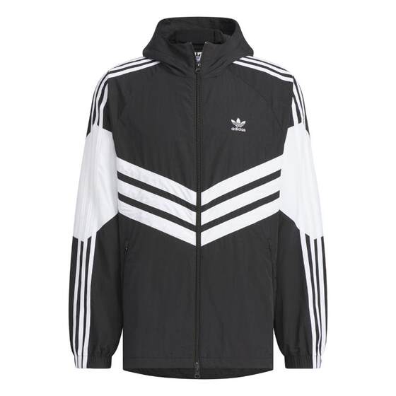 
adicolor retro contrasting sports hooded jacket men's adidas Adidas official clover