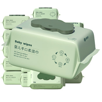 Super sub-baby hand and mouth wipes are larger and thicker