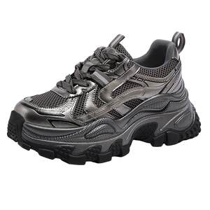 
Camel Dad Shoes Women's Shoes 2026 Spring New Thick-soled Retro Sports Shoes Women's Silver Versatile Outdoor Casual Shoes