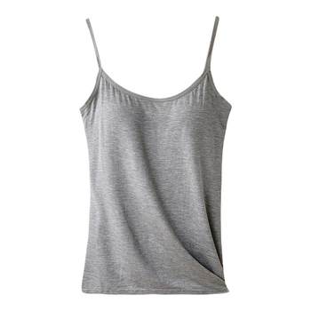 Thin women's chest pad vest suspender inner base