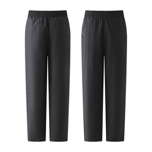 
Yalu fashion winter women's cold-proof, windproof and warm thickened new black high-waisted long straight down pants black