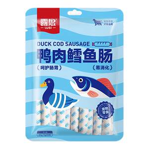 
Lusi pet snacks duck meat cod intestines cat dog training reward ham sausage puppy sausage meat sausage
