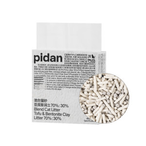 pidan cat litter tofu bentonite mixed litter 2.4kg odor-absorbing clumping preserved egg cat litter cat supplies