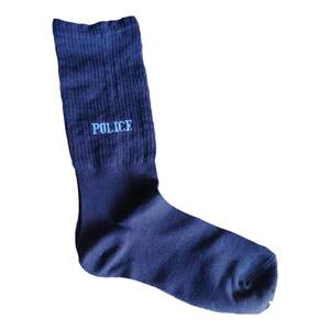 
Men's dark blue mid-calf socks, sports socks, autumn and winter socks, sweat-absorbent and breathable bamboo fiber material