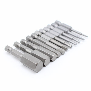 
Imported S2 hexagonal handle piece head lengthening driver head wind-pipe strong magnetic electric screwdriver head set pneumatic piece head