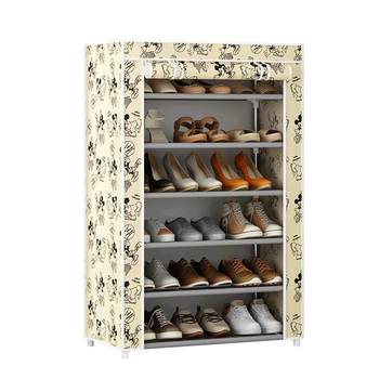 
Simple shoe rack door door multi-layer dustproof cover