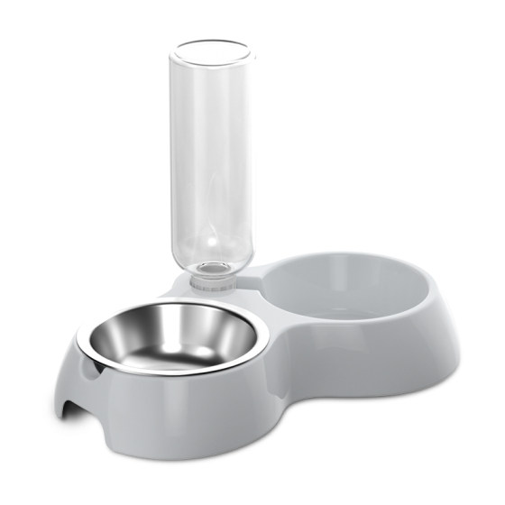 
Food bowl, dog food bowl, dry and wet separation, prevent overturning, double bowl, cat rice bowl, automatic drinking water, dog basin, large capacity