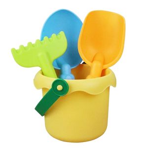 
Children's beach toy set baby digging sand digging tools shovel beach bucket beach play sand puzzle early education