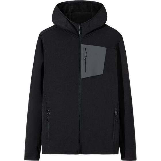 
ANTA Champion Outdoor Series Polartec Jacket Men's Hooded Knitted Warm Sportswear 152510719