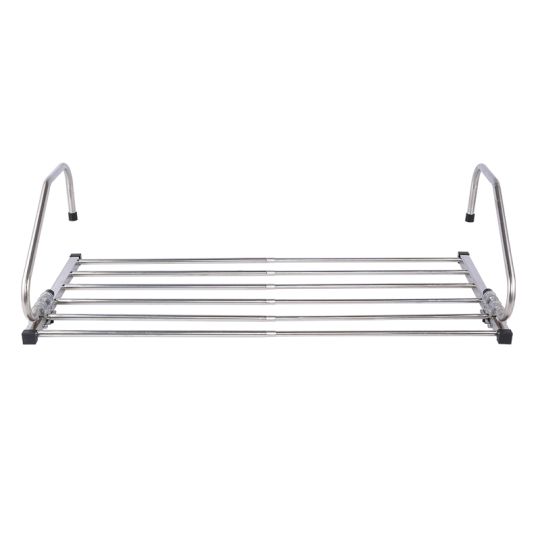 Balcony Drying Rack - Folding Telescopic Clothes Airer for Windows ...