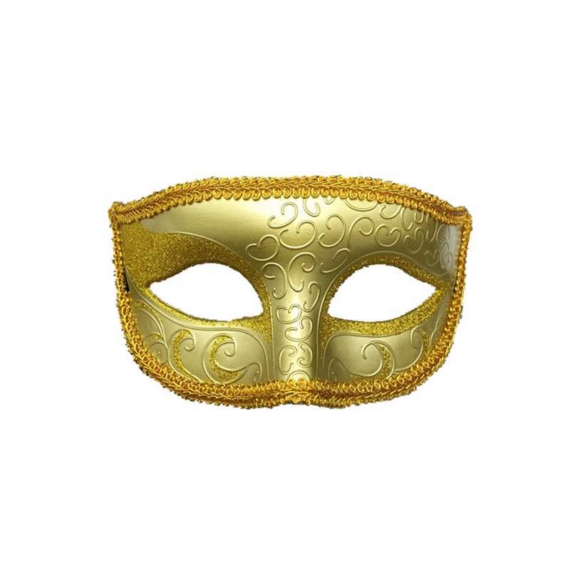 Pack De 2 Máscaras Venecianas De Media Cara Para Hombres – Estilo Fantasma De La Ópera, Con Lentejuelas, Ideal Para Halloween Y Bailes De Máscaras