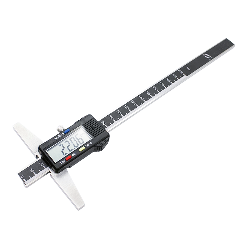 Jauge De Profondeur Numérique 0-300 Mm – Précision 0,01 Mm Avec Crochet Simple