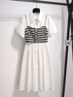 Белое платье, летний комплект, утягивающий пояс на талию, рубашка, сексуальная юбка, эффект подтяжки