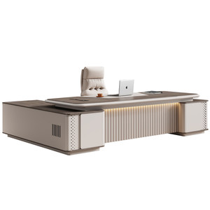 Painted boss office desk chair combination light luxury senior sense CEO manager office manager desk manager desk furniture simple modern
