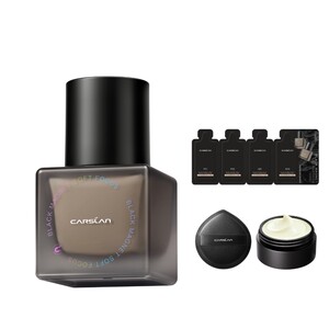 
Denim Limited Kazilan Foundation Black Magnetic Liquid Foundation Long-lasting Non-Removable Concealer for Combination Oily Skin Dry Skin Lightweight Long-lasting Makeup