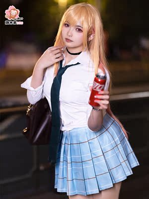 taobao agent Doll, student pleated skirt, uniform, set, cosplay