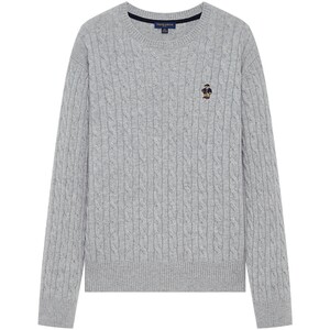 
TeenieWeenie Bear Warm Simple Commuting Cable Knit Sweater Men's Sweater Couple Sweater Cashmere Sweater Men