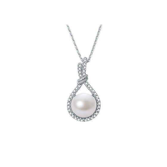 
Saturday Lucky Bag Pearl Necklace Women's S925 Silver Freshwater Pearl Pendant Elegant Holiday Gift for Girlfriend