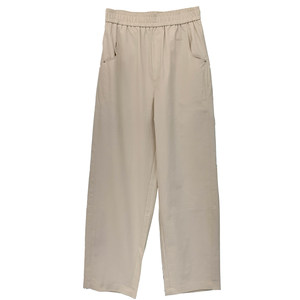 
4 colors recommended! Summer linen stretch harem casual pants for women, high-waisted, loose, slimming, nine-point pants for small people