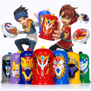 Lingdong Chuangxiang Magical Gyroscope 6th Generation New Fantasy Tuoluo Children's Toy Blazing Flame Divine Dragon 6th Boy Battle Plate 5