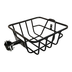 Electric scooter universal bold retro rear basket