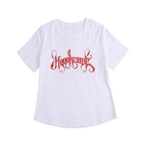 
2026 summer new round neck printed short-sleeved T-shirt square dance clothing women's fitness casual sports tops