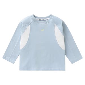 
Right European children's spring and autumn long-sleeved T-shirt boys trendy and cool spring tops 2026 new baby antibacterial round neck inner wear