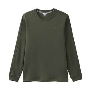 
AIGLE men's long-sleeved T-shirt UPF80+ sun protection waffle round neck top bottoming shirt casual inner wear