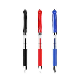 
Press the gel pen ballpoint pen water pen student supplies office stationery supplies quick-drying cheap multi-color smooth three-color