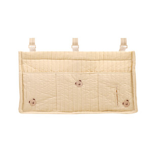 
Crib multifunctional hanging bag bottle tissue toy storage bag baby bedside universal storage bag water cup holder
