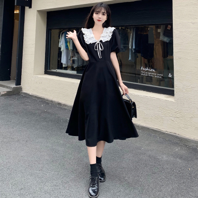 taobao agent Summer dress, for plus size ladies, 2021 collection, french style