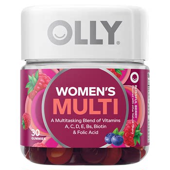 OLLY Cecilia Cheung's same style women's multivitamin gummy 30 capsules hair care trial pack