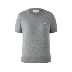 
[Fellow cotton] Eland knitted T-shirt women's casual round neck short-sleeved comfortable top 2026 summer new style
