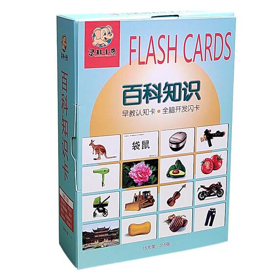 Lingfei Xiaoxiang Baby Children's Literacy Card Montessori Early Education Language Cognition Kaduman Encyclopedia Knowledge Flash Card