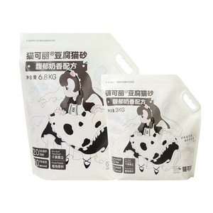
[Upgraded Model] Maokeli Tofu Cat Litter is highly absorbent and easy to clump, deodorizes and is dust-free and can be flushed into the toilet.
