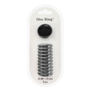 DISC RINGNOTE Loose leaf book album manual note pad color plastic disc mushroom hole binding buckle