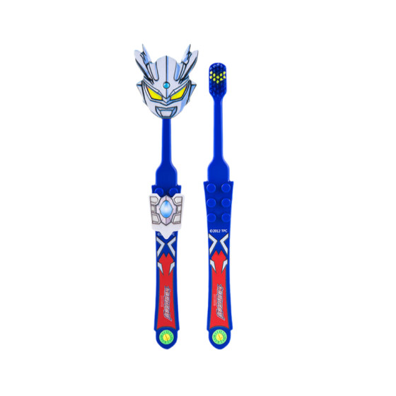 
Ultraman Raj Children's Toothbrush 3-4-5-6-12-year-old child cartoon baby teeth soft bristle brush teeth toothpaste