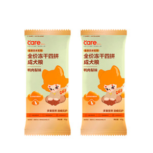 [Exclusive for new customers] care good owner four-piece duck meat and pear adult dog anti-tear stain dog food trial version main food