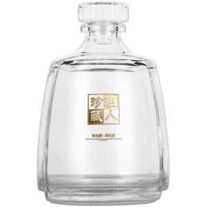 Glass jug empty wine bottle high-end high-end one * 0.5kg package private custom sealed special white wine bottle empty bottle