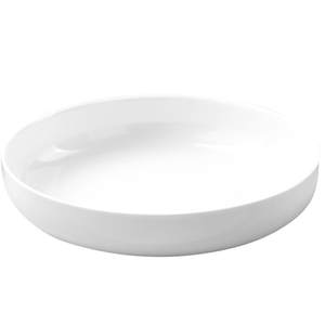 
Zining bone porcelain plate dish pure white household light luxury ceramic tableware Nordic stir-fry dishes soup plate salad deep plate