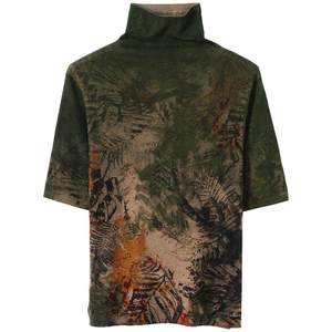 
Water-soluble wool printed sweater for women thin spring and autumn women's sweater pile collar base shirt for women pullover sweater