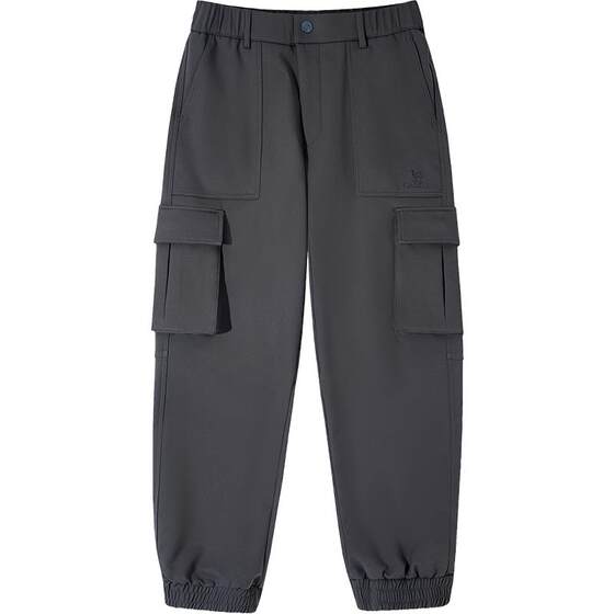 Camel men's work pants for men 2025 new autumn and winter water-resistant and cold-resistant and warm-resistant feet casual trousers
