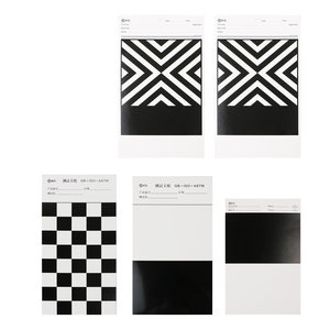 
Prayer hiding power measurement of jam black and white paper reflectivity test jam black and white grid twill paper coating proof paper