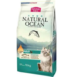 McFudi cat grain salmon oil into kittens natural nutritional puppet cat universal 10kg20*0.5kg affordable
